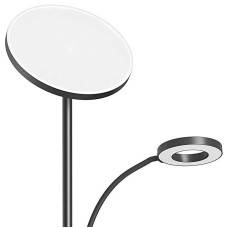 Double Floor Lamp with remote BlitzWill BWL-FL-0001, 36W (black) Double Floor Lamp with remote BlitzWill BWL-FL-0001, 36W (black)