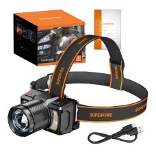 Headlight Superfire HL25, 700lm, USB-C Headlight Superfire HL25, 700lm, USB-C