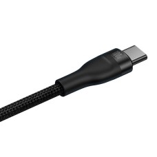 2in1 USB cable Baseus Flash Series USB-C do USB-C 100W, 1.5m (black 2in1 USB cable Baseus Flash Series USB-C do USB-C 100W, 1.5m (black
