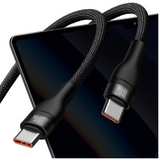 2in1 USB cable Baseus Flash Series USB-C do USB-C 100W, 1.5m (black 2in1 USB cable Baseus Flash Series USB-C do USB-C 100W, 1.5m (black