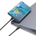 2in1 USB cable Baseus Flash Series USB-C do USB-C 100W, 1.5m (black