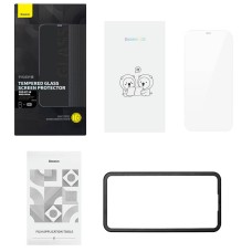 Baseus Schott HD Tempered Glass with dust filter 0.3mm for iPhone 12 Pro Max Baseus Schott HD Tempered Glass with dust filter 0.3mm for iPhone 12 Pro Max