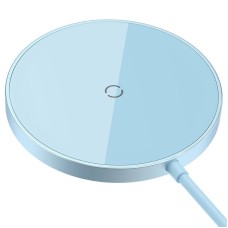 Magnetic Wireless Charger Baseus Simple Mini 3 15W (Blue)