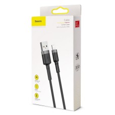 Baseus Cafule USB Lightning Cable 2A 3m (Black+Gray) Baseus Cafule USB Lightning Cable 2A 3m (Black+Gray)