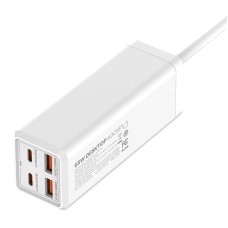 Power strip with 1 AC socket, 2x USB, 2x USB-C LDNIO SC1418, EU/US, 2500W (white) Power strip with 1 AC socket, 2x USB, 2x USB-C LDNIO SC1418, EU/US, 2500W (white)