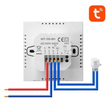 Inteligentny termostat Avatto ZWT100 podgrzewacz wody 3A ZigBee TUYA Inteligentny termostat Avatto ZWT100 podgrzewacz wody 3A ZigBee TUYA