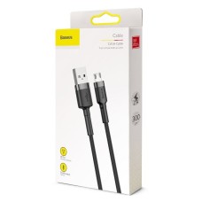 Baseus Cafule Cable USB For Micro 2A 3m Gray+Black Baseus Cafule Cable USB For Micro 2A 3m Gray+Black
