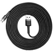 Baseus Cafule Cable USB For Micro 2A 3m Gray+Black Baseus Cafule Cable USB For Micro 2A 3m Gray+Black