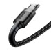 Baseus Cafule Cable USB For Micro 2A 3m Gray+Black