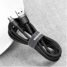 Baseus Cafule Cable USB For Micro 2A 3m Gray+Black Baseus Cafule Cable USB For Micro 2A 3m Gray+Black