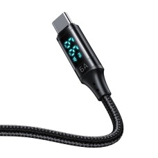 Cable USB to USB-C Mcdodo CA-1080 with display , 66W, 6A, 1.2m (black) Cable USB to USB-C Mcdodo CA-1080 with display , 66W, 6A, 1.2m (black)