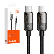 Cable USB-C to USB-C Mcdodo CA-2840, PD 100W, 1.2m (black) Cable USB-C to USB-C Mcdodo CA-2840, PD 100W, 1.2m (black)