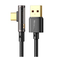USB to USB-C Prism 90 degree cable Mcdodo CA-3380, 6A, 1.2m (black) USB to USB-C Prism 90 degree cable Mcdodo CA-3380, 6A, 1.2m (black)
