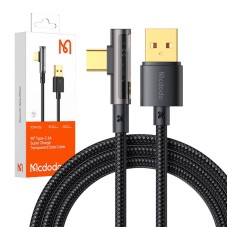 USB to USB-C Prism 90 degree cable Mcdodo CA-3380, 6A, 1.2m (black) USB to USB-C Prism 90 degree cable Mcdodo CA-3380, 6A, 1.2m (black)
