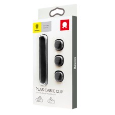 Baseus Peas Magnetic Cable Clip Black Baseus Peas Magnetic Cable Clip Black