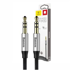 Baseus Yiven Audio Cable Cable 3.5 male Audio M30 1.5M Silver+ Black Baseus Yiven Audio Cable Cable 3.5 male Audio M30 1.5M Silver+ Black