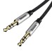 Baseus Yiven Audio Cable Cable 3.5 male Audio M30 1.5M Silver+ Black