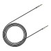 Baseus Yiven Audio Cable Cable 3.5 male Audio M30 1.5M Silver+ Black