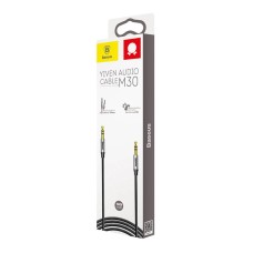 Baseus Yiven Audio Cable Cable 3.5 male Audio M30 1.5M Silver+ Black Baseus Yiven Audio Cable Cable 3.5 male Audio M30 1.5M Silver+ Black