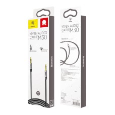 Baseus Yiven Audio Cable Cable 3.5 male Audio M30 1.5M Silver+ Black Baseus Yiven Audio Cable Cable 3.5 male Audio M30 1.5M Silver+ Black