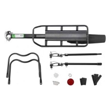 Bicycle Rear Rack with fender and reflector Rockbros HJ1008-1 (black)