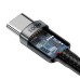 Baseus Cafule PD2.0 100W flash charging USB For Type-C cable (20V 5A)2m Gray+Black