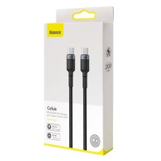 Baseus Cafule PD2.0 100W flash charging USB For Type-C cable (20V 5A)2m Gray+Black