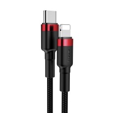 Baseus Cafule Cable Type-C to iP PD 18W 1m Red+Black Baseus Cafule Cable Type-C to iP PD 18W 1m Red+Black