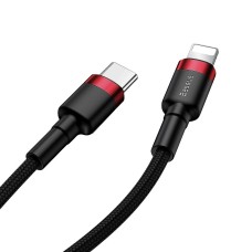 Baseus Cafule Cable Type-C to iP PD 18W 1m Red+Black Baseus Cafule Cable Type-C to iP PD 18W 1m Red+Black