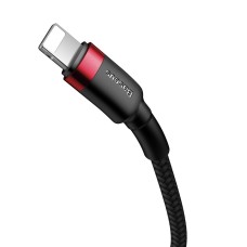 Baseus Cafule Cable Type-C to iP PD 18W 1m Red+Black Baseus Cafule Cable Type-C to iP PD 18W 1m Red+Black
