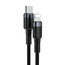 Baseus Cafule Cable Type-C to iP PD 18W 1m Gray+Black Baseus Cafule Cable Type-C to iP PD 18W 1m Gray+Black