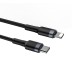 Baseus Cafule Cable Type-C to iP PD 18W 1m Gray+Black