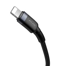 Baseus Cafule Cable Type-C to iP PD 18W 1m Gray+Black Baseus Cafule Cable Type-C to iP PD 18W 1m Gray+Black