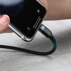Baseus Cafule Cable Type-C to iP PD 18W 1m Gray+Black Baseus Cafule Cable Type-C to iP PD 18W 1m Gray+Black