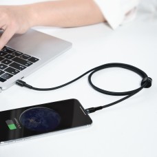 Baseus Cafule Cable Type-C to iP PD 18W 1m Gray+Black Baseus Cafule Cable Type-C to iP PD 18W 1m Gray+Black