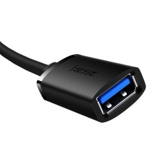 USB 3.0 Extension cable Baseus male to female, AirJoy Series, 0.5m (black) USB 3.0 Extension cable Baseus male to female, AirJoy Series, 0.5m (black)
