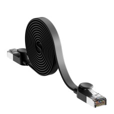 Baseus Cat 6 UTP Ethernet RJ45 Cable Flat 1m black Baseus Cat 6 UTP Ethernet RJ45 Cable Flat 1m black
