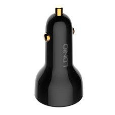 LDNIO C101 Car Charger, USB + USB-C, 100W + USB-C to USB-C Cable (Black) LDNIO C101 Car Charger, USB + USB-C, 100W + USB-C to USB-C Cable (Black)