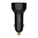 LDNIO C101 Car Charger, USB + USB-C, 100W + USB-C to Lightning Cable (Black)