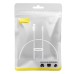 Cable USB do USB-C Baseus Superior 100W 0.25m (white)