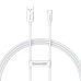 Cable USB do USB-C Baseus Superior 100W 1m (white)