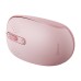 Wireless mouse Baseus F01B Tri-mode 2.4G BT5.0 1600 DPI (pink)