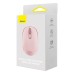 Wireless mouse Baseus F01B Tri-mode 2.4G BT5.0 1600 DPI (pink)