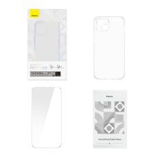Transparent Case and Tempered Glass set Baseus Corning for iPhone 14 Plus Transparent Case and Tempered Glass set Baseus Corning for iPhone 14 Plus