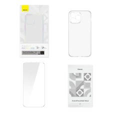Transparent Case and Tempered Glass set Baseus Corning for iPhone 12 Pro Max Transparent Case and Tempered Glass set Baseus Corning for iPhone 12 Pro Max