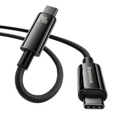 USB-C to USB-C cable Baseus Tungsten Gold 240W 1m (black)