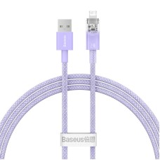 Fast Charging cable Baseus USB-A to Lightning Explorer Series 1m 2.4A (purple) Fast Charging cable Baseus USB-A to Lightning Explorer Series 1m 2.4A (purple)