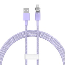 Fast Charging cable Baseus USB-A to Lightning Explorer Series 1m 2.4A (purple) Fast Charging cable Baseus USB-A to Lightning Explorer Series 1m 2.4A (purple)