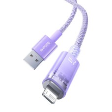 Fast Charging cable Baseus USB-A to Lightning Explorer Series 1m 2.4A (purple) Fast Charging cable Baseus USB-A to Lightning Explorer Series 1m 2.4A (purple)