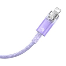 Fast Charging cable Baseus USB-A to Lightning Explorer Series 1m 2.4A (purple) Fast Charging cable Baseus USB-A to Lightning Explorer Series 1m 2.4A (purple)
